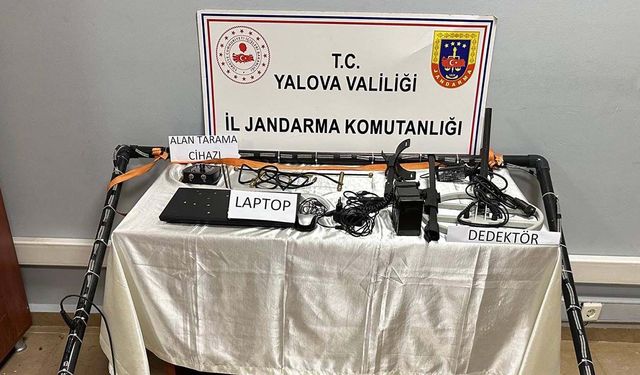 Yalova’da Kaçak Kazıya Suçüstü: 4 Şüpheli Yakalandı