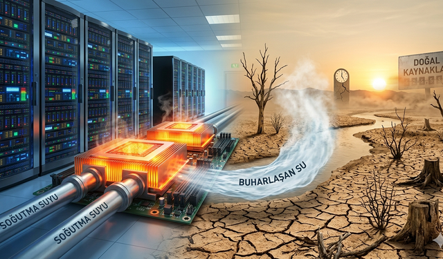 Yapay Zeka Gerçekten Doğayı Tüketiyor mu? İşlemcilerin Su ve Enerji İle İmtihanı