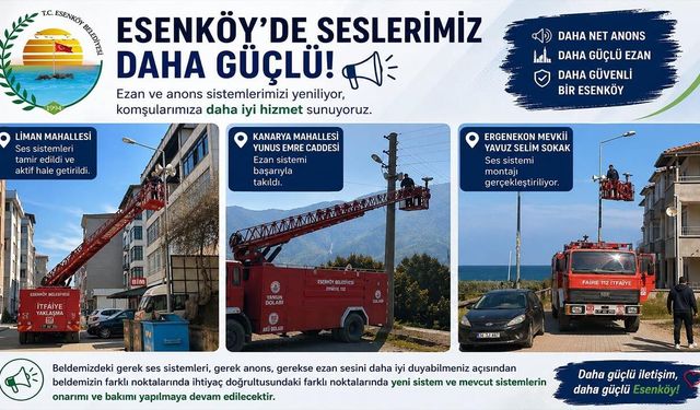 Esenköy’de Ses Sistemlerine Modern Dokunuş