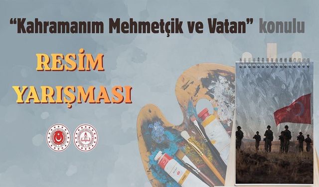 Genç Yetenekler Mehmetçik İçin Çizecek