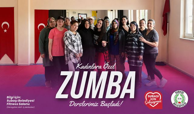 Subaşı’nda Kadınlar Zumba İle Form Tutuyor