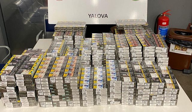 Yalova Ro-Ro Limanı’nda Kaçak Sigara Operasyonu