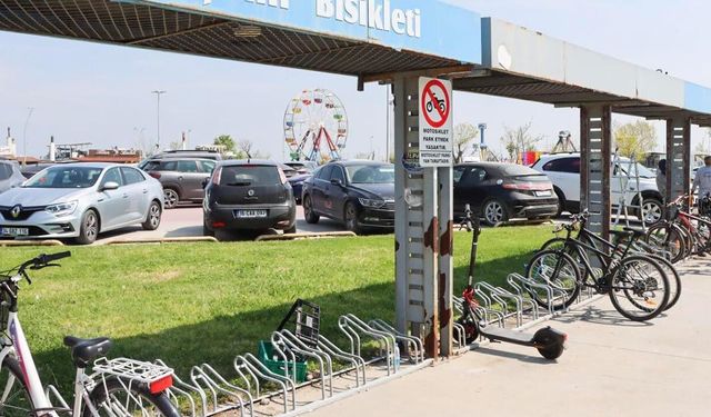 Yalova’da Bisiklet Park Alanlarına Bakım ve Yenileme Çalışması