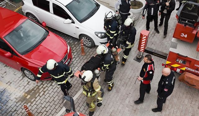 Çiftlikköy’de Gerçekleri Aratmayan Tatbikat
