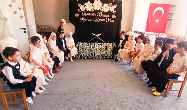 Çiftlikköy’de Miniklerin Kur’an Sevinci