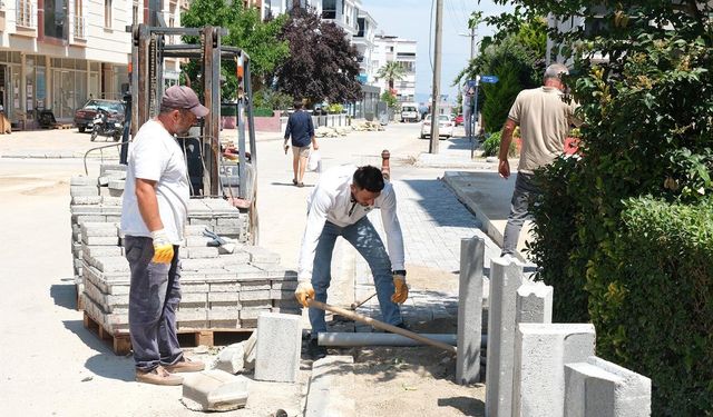 Çiftlikköy’de Sokaklar Yenileniyor