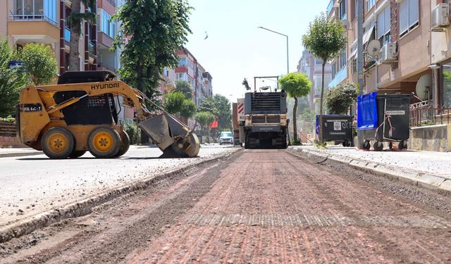 Stadyum Caddesi’nde Asfalt Öncesi Freze Çalışması Başladı