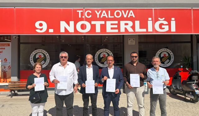 CHP Yalova Delegeleri “Kurultay” İçin İmza Verdi