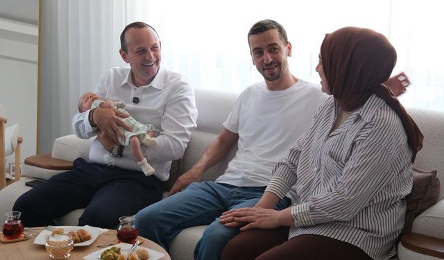 Başkan Yele’nin ‘Hoş Geldin Bebek’ Ziyaretleri Sürüyor