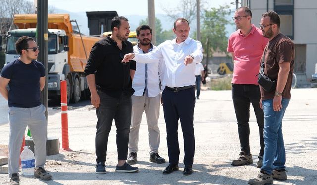 Başkan Yele, Asfaltlama Çalışmalarını Yerinde Denetledi