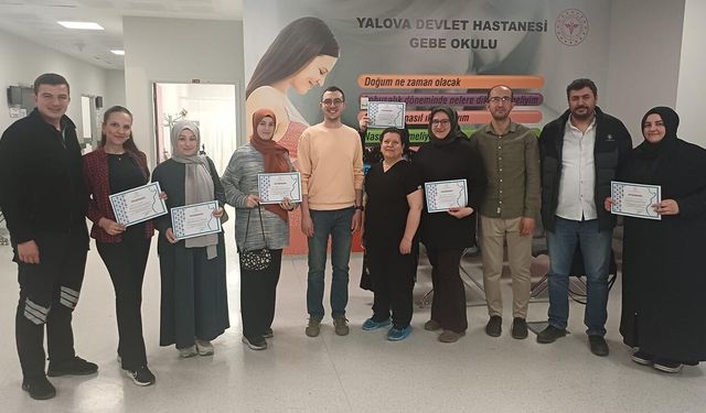 Gebe Okulu’nda Eşlere Yönelik Eğitim Programı Düzenlendi