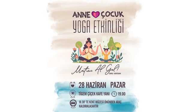 Yalova’da Anne Ve Çocuklar Yogada Buluşuyor