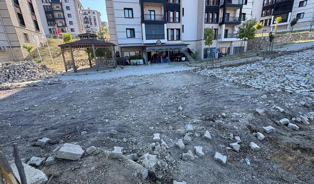 Kazımiye TOKİ 1. Etap'ta Yol Çilesi