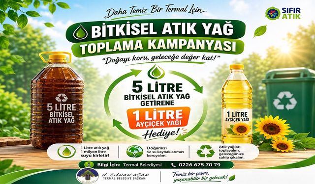 Termal'de Atık Yağ Kampanyası
