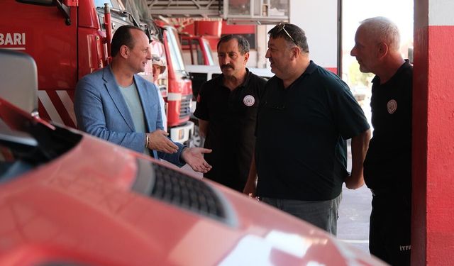Başkan Yele, İtfaiyecilerle Bir Araya Geldi