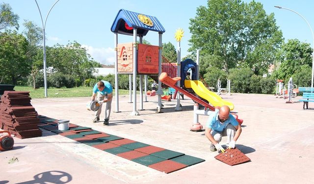 Çiftlikköy’de Kent Mobilyaları ve Parklara Bakım