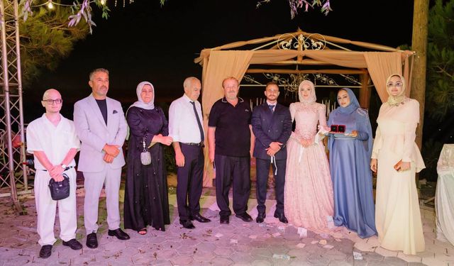 Başkanlar Genç Çiftin Nişan Mutluluğuna Ortak Oldu