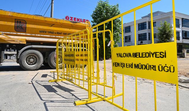 Yalova Belediyesi’nden Nehir Sokak’a Konforlu Dokunuş