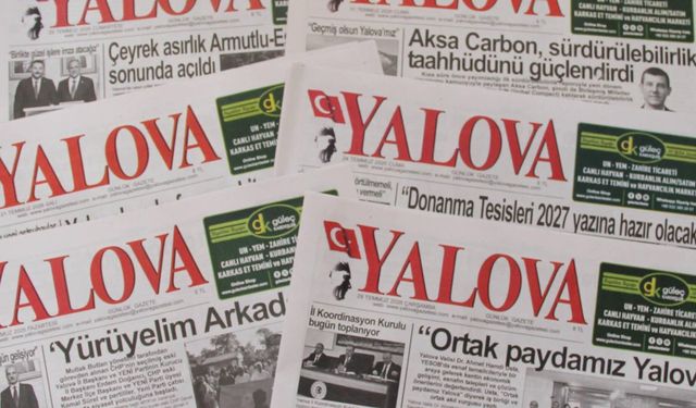 Yalova Gazetesi 31. Yayın Yılını Gururla Kutluyor
