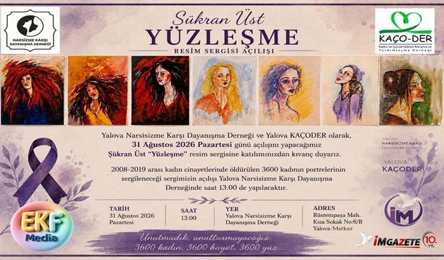 Yalova’da “Yüzleşme” Sergisiyle Kadın Cinayetlerine Dikkat Çekilecek