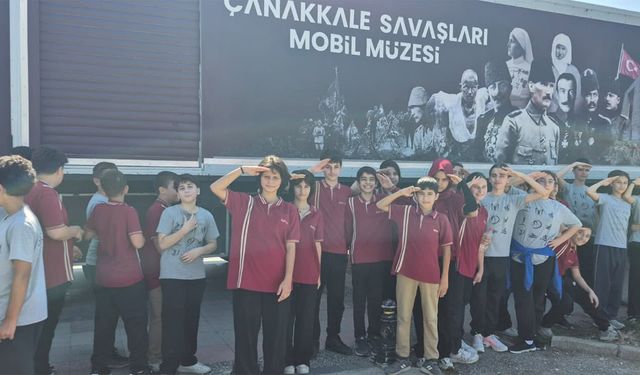 Çanakkale Ruhunu Gezici Müzede Yaşadılar