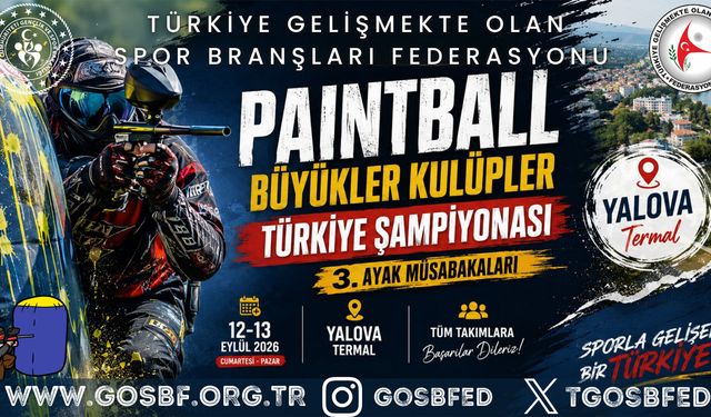 Termal, Paintball Büyükler Kulüpler Türkiye Şampiyonası’na Ev Sahipliği Yapıyor