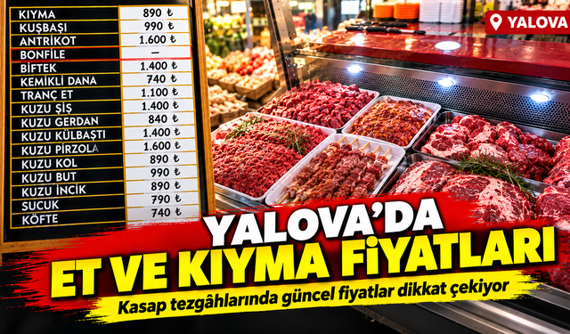 Yalova’da 1 Kilo Kıyma Asgari Ücretlinin Günlük Kazancına Yaklaştı
