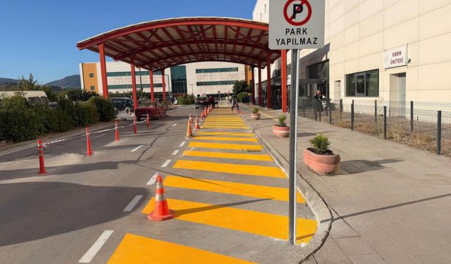 Yalova Eğitim ve Araştırma Hastanesinde Güvenli Ulaşım Düzenlemesi
