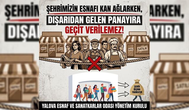 Yalova Esnaf Odası Yerel Esnafın Yanında