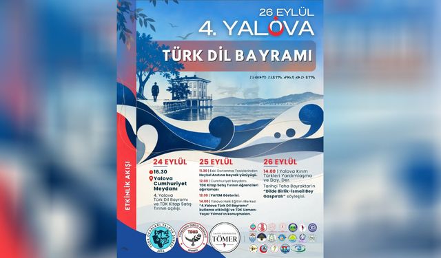 Yalova’da Türk Dil Bayramı İçin Geri Sayım