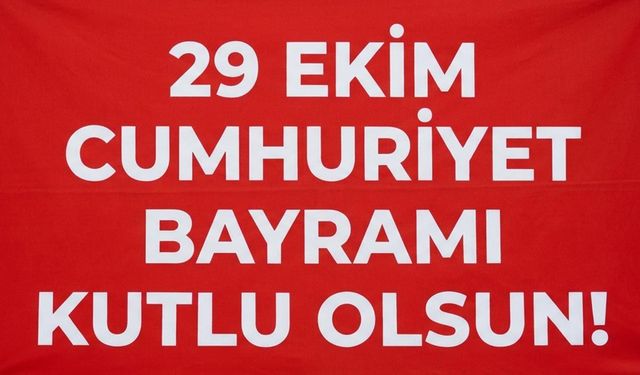 YTSO CUMHURİYET BAYRAMI TEBRİĞİ