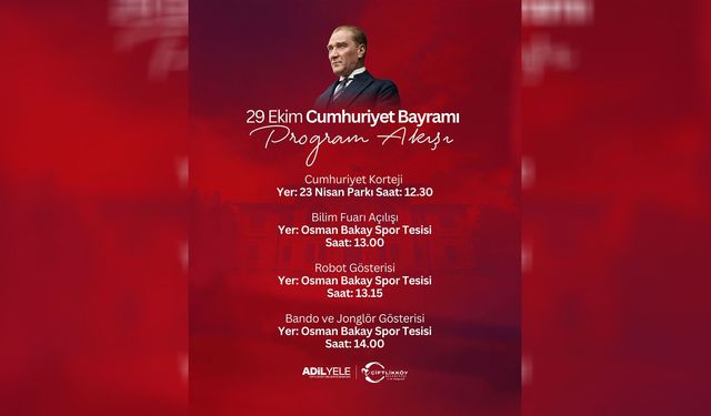 Çiftlikköy’de Cumhuriyet Bayramı Coşkusu