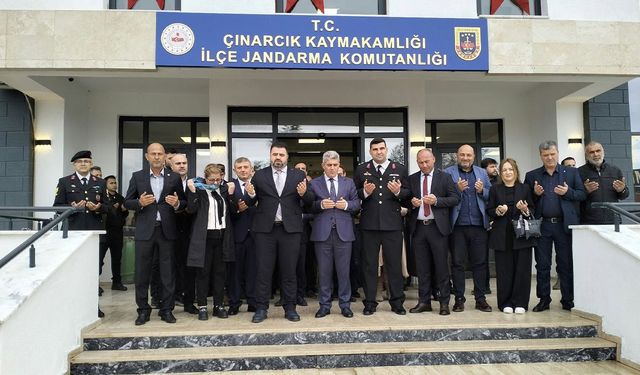 Çınarcık İlçe Jandarma Komutanlığı Yeni Hizmet Binasına Taşındı