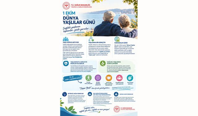 Dünya Yaşlılar Günü’nde Sağlıklı Yaşlanma Çağrısı