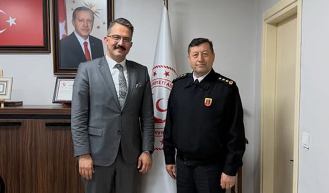Jandarma Komutanı Altın’dan İl Müdürü Bilici’ye Hayırlı Olsun Ziyareti