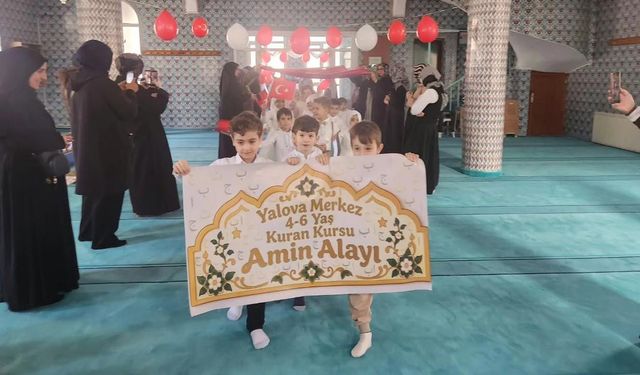 Minik Öğrenciler Kuran-ı Kerim Öğrenmeye İlk Adımlarını Attı