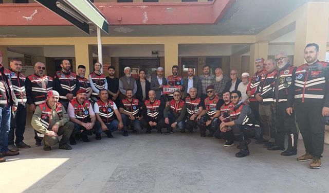 Müftü Naci Çakmakçı, Osmanlı Motosiklet Derneği Üyeleriyle Buluştu