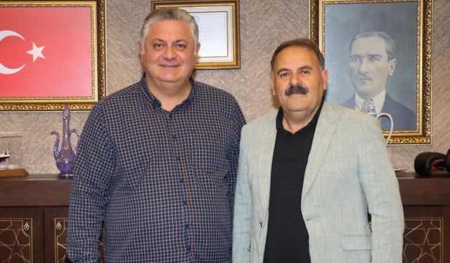 UEDAŞ Bölge Müdürü Akkaya ve Muhtar Çetin’den Mehmet Gürel’e Ziyaret