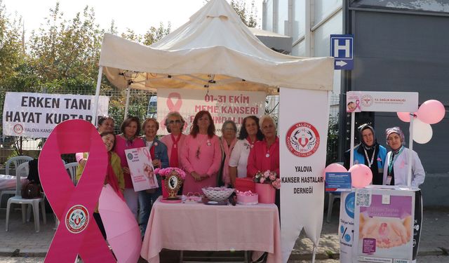 Yalova’da Meme Kanserinde Erken Tanı İçin Farkındalık Etkinliği
