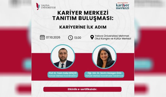 Yalova Üniversitesi’nde Kariyer İçin İlk Adım