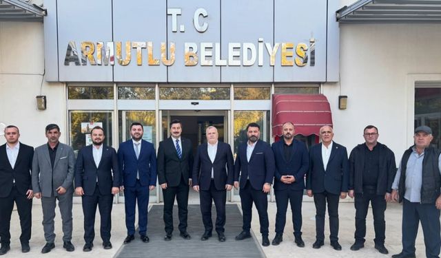 Yenişehir Belediye Başkanı Özel’den Armutlu Belediyesi’ne Ziyaret