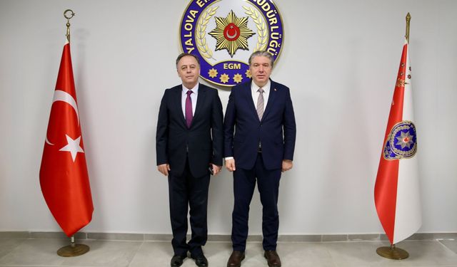 Rektör Bahçekapılı’dan Emniyet Müdürü Topcan’a Ziyaret