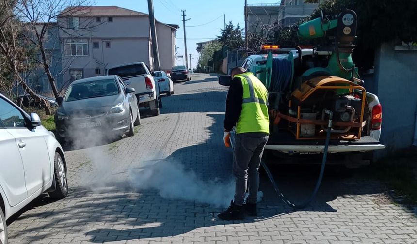 Kanal Sisleme Ve İlaçlamalara Devam