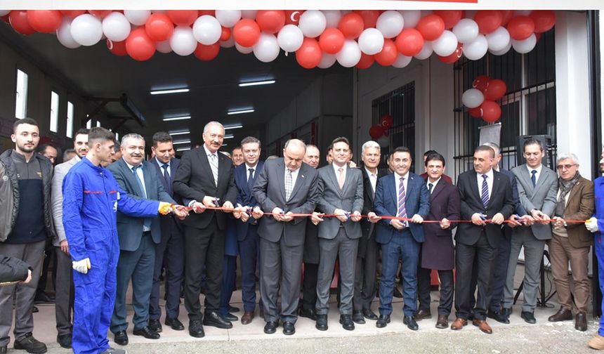 Çiftlikköy MTAL Motorlu Araçlar Teknolojisi Atölyesi Açıldı