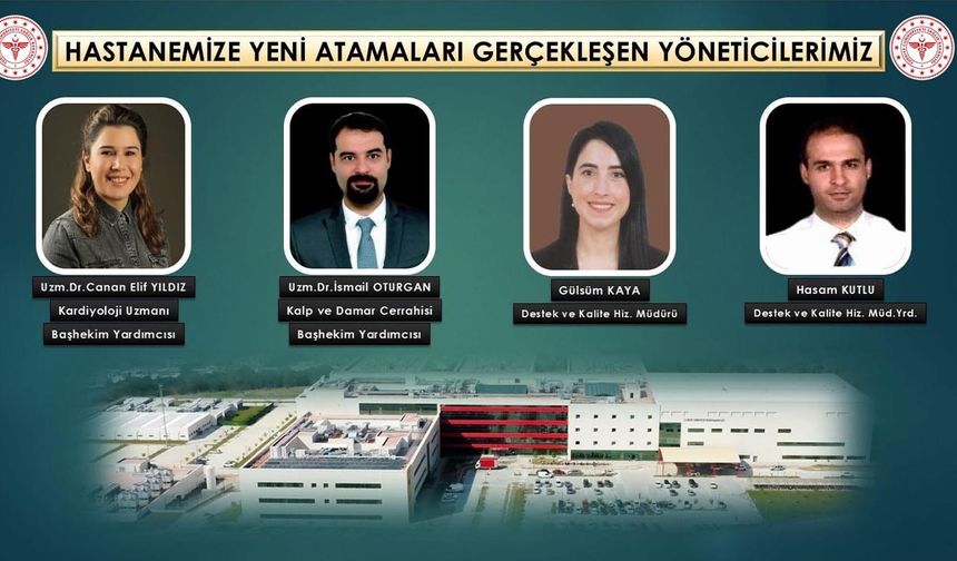 İki Yeni Başhekim Yardımcısı Göreve Başladı