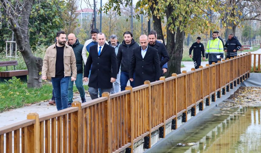 Başkan Tutuk ve Başkan Güçlü Çalışmaları İnceledi