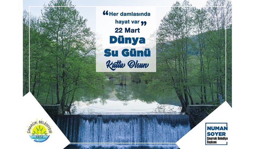Numan Soyer’in “22 Mart Dünya Su Günü” Mesajı