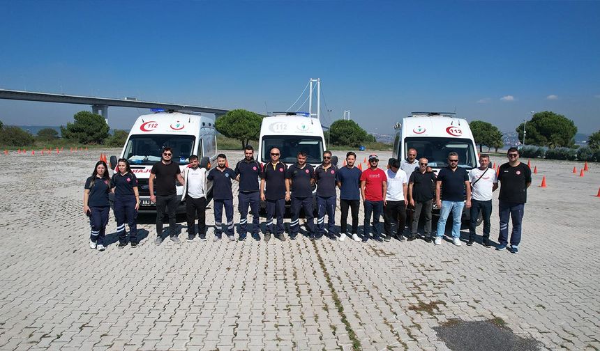 Ambulans Şoförlerinin Zorlu Eğitimi