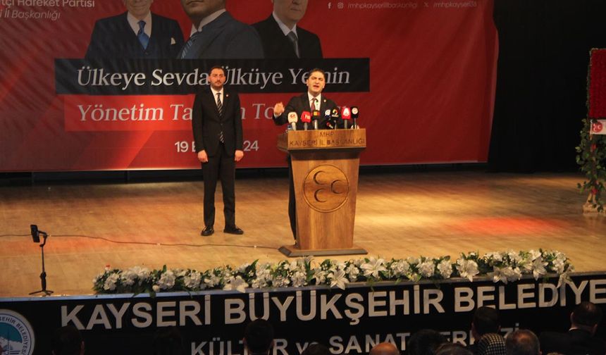 MHP'li Özdemir: "Vatanımızda gözünüz varsa size bu toprakların altını vaat ediyoruz"