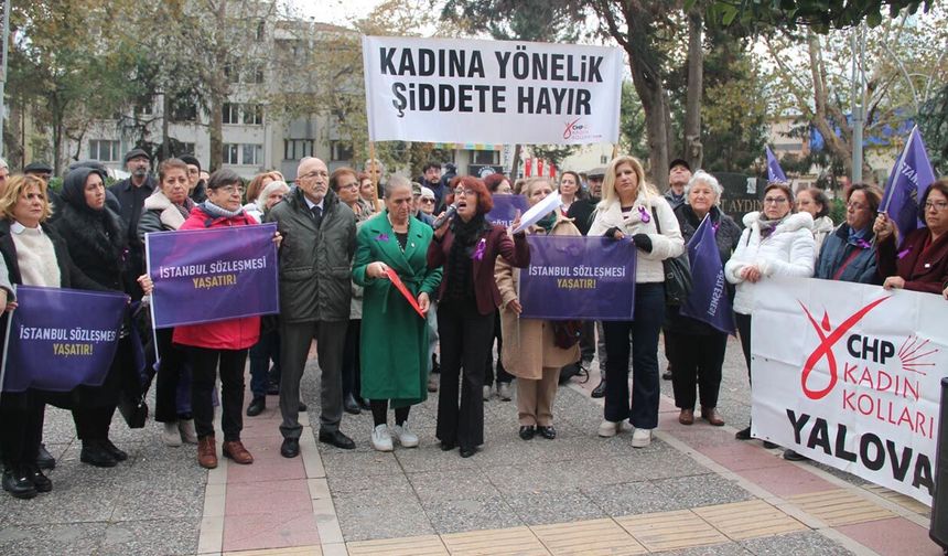 CHP’li Kadınlar, Şiddete Uğrayan Kadınlar İçin Seslendi